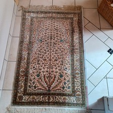 Dywan jedwabny dywan ścienny antyczny 120 x 76 cm