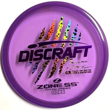 Discraft Zone SS 6x Claw Paul McBeth - 175g Scaled Limited Edition New