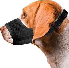 Breathable Nylon Muzzles for Small Medium Large Dogs, Soft Air Mesh Pet Muzzles