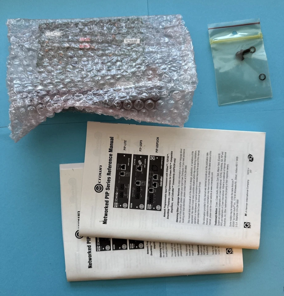 NEW! Crown PIP-USP3 IQ Networked DSP PIP Module Ethernet (PIP2 Amplifier Card) - Image 3 of 4