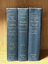 Cases & Materials On Torts, Cases On Federal Taxation, Pleading & Procedure SF
