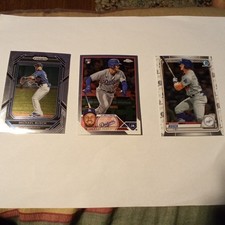Michael Busch Rookie Card Lot 3 Cards Chrome Prizm