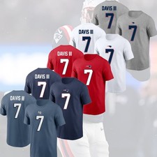 HOT NEW - Carlton Davis III #7 New England Patriots 2026 Name & Number for Fans