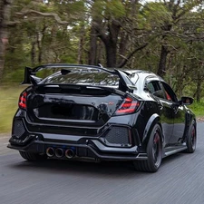 Spoiler for 2016-2021 Honda Civic 5Dr Hatchback Type-R Style Rear Trunk Splitter