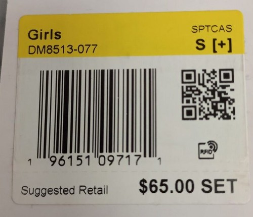 Nike Girl's Gray Size S Track Jacket - Picture 5 of 5
