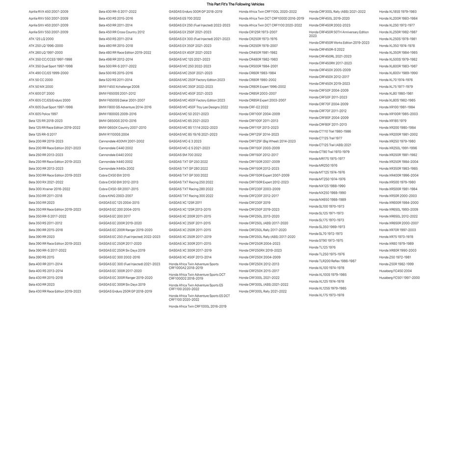 Bykas Dirt Bike Spoke Wraps Black For KTM 600 MXC 1988 - Image 2 of 2