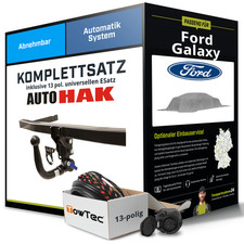 Für FORD Galaxy I Typ WGR Anhängerkupplung abnehmbar +eSatz 13pol uni. 00-06 NEU
