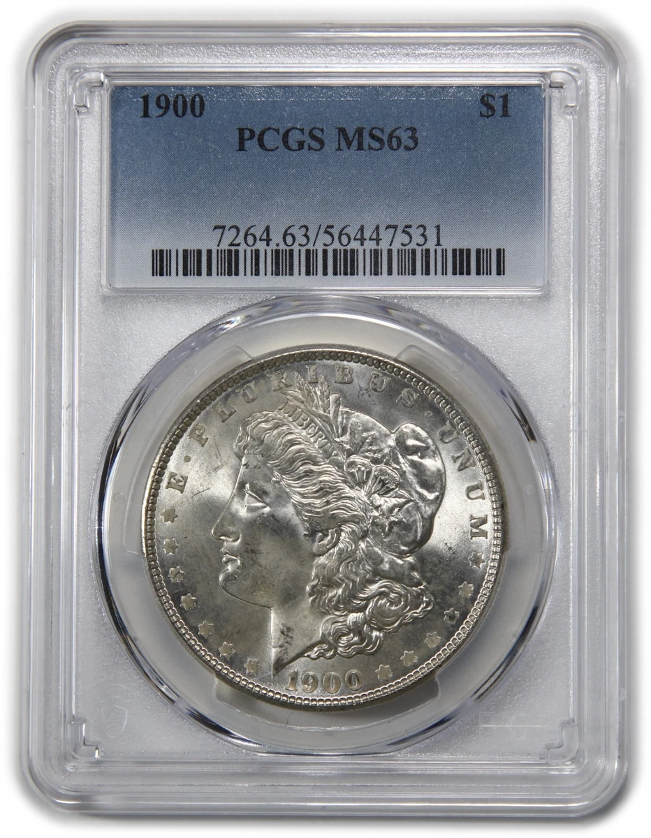 ★希少 ワンランク上★ 1900-O MS63+ モルガン 銀貨 PCGS MS 63 Graded 1900 Year Morgan US Dollars (1878-1921) for sale | eBay