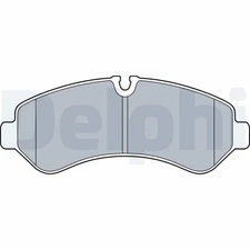 Delphi LP3548 brake pad set, disc brake for Mercedes-Benz