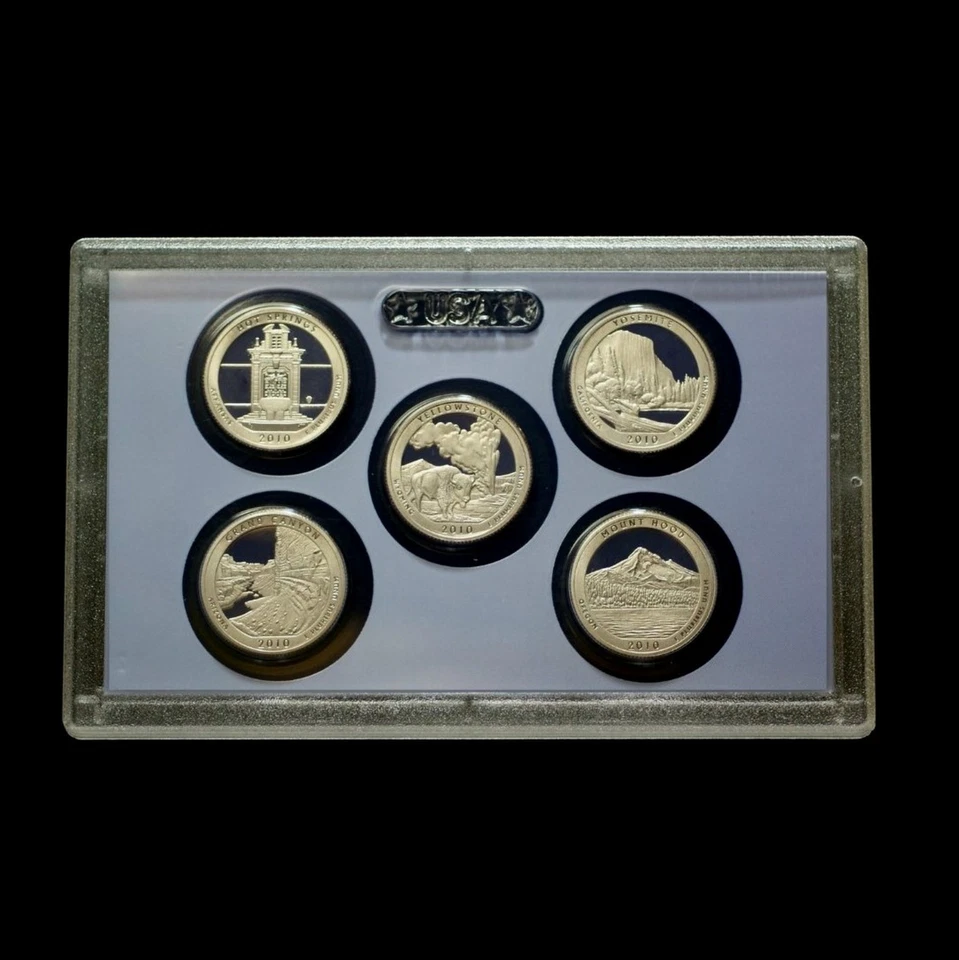 2010 2011 S America the Beautiful National Park Proof Sets in Original Lens Case - Image 4 of 4