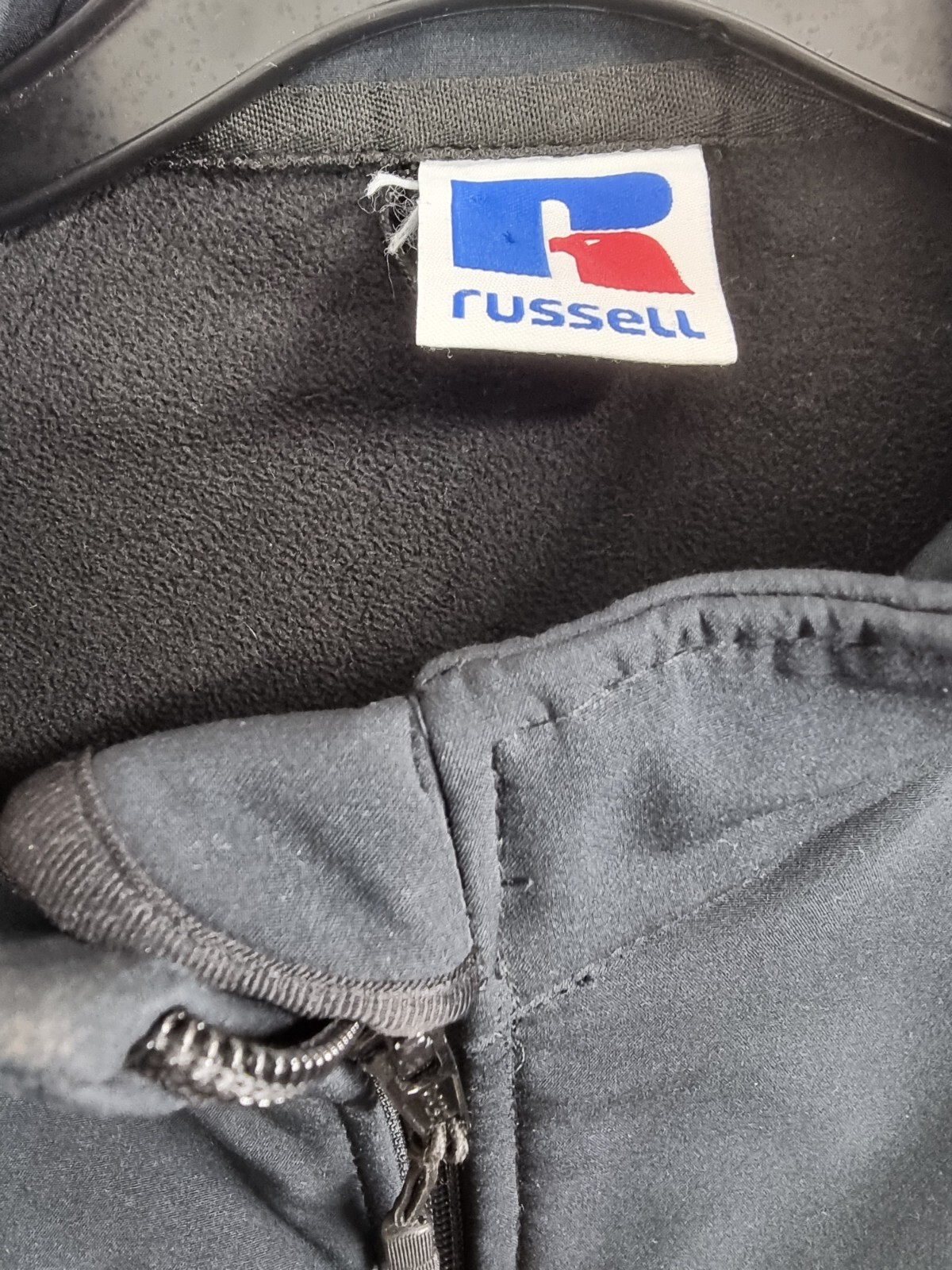 Russell Athletic Land Rover Fleece Jacket Grey size Medium Vintage eBay