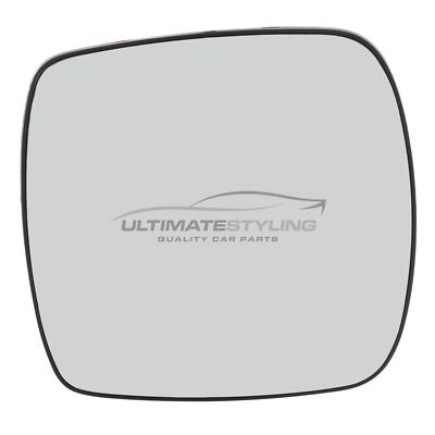 Driver Side CONVEX wing door mirror glass Renault Kangoo 2008-2012