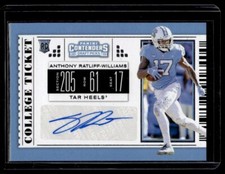 2019 Panini Contenders Draft Picks Ticket Foil Anthony Ratliff-Williams #159