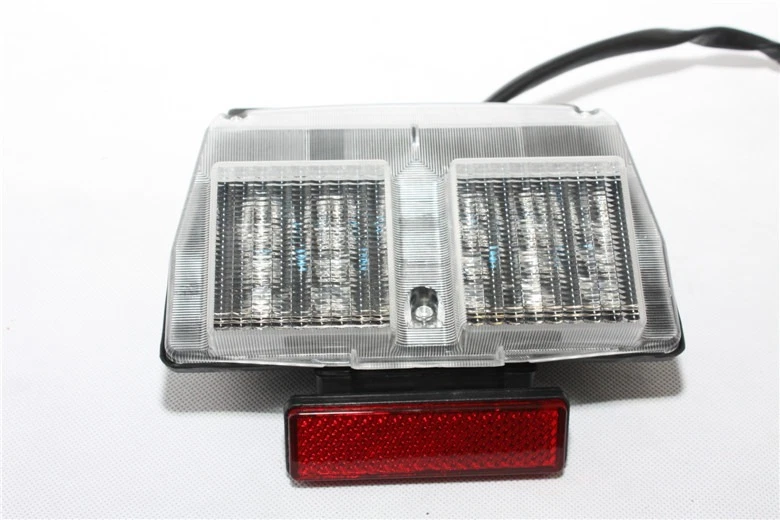 Luz trasera LED transparente señal de giro de freno para 94-03 Ducati 748 916 996/02-04 998 Foto 4 de 4