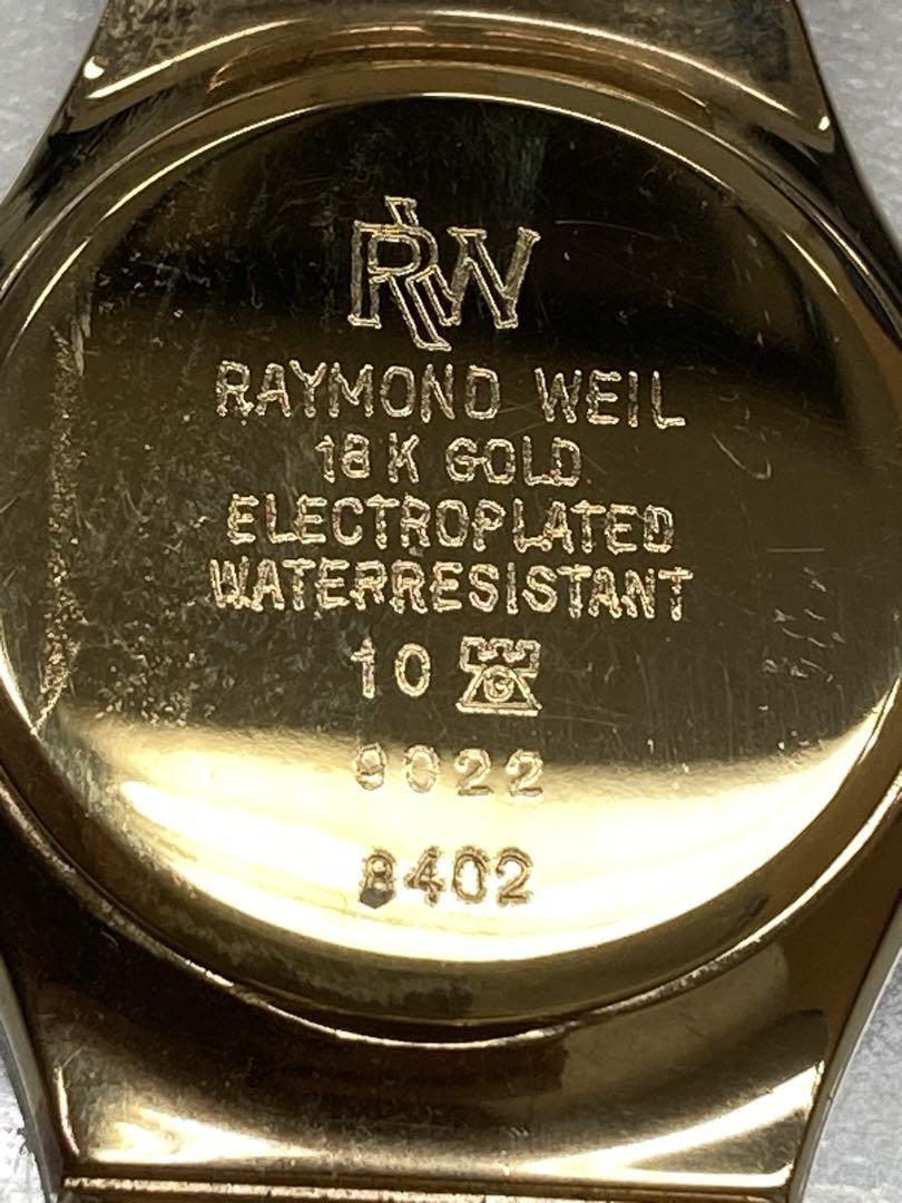 RAYMOND WEIL ELECTROPLATED 9022 18K Ladies Used Watch Quartz RAYMOND WEIL ELECTROPLATED 9022 18K Ladies Used Watch Quartz
