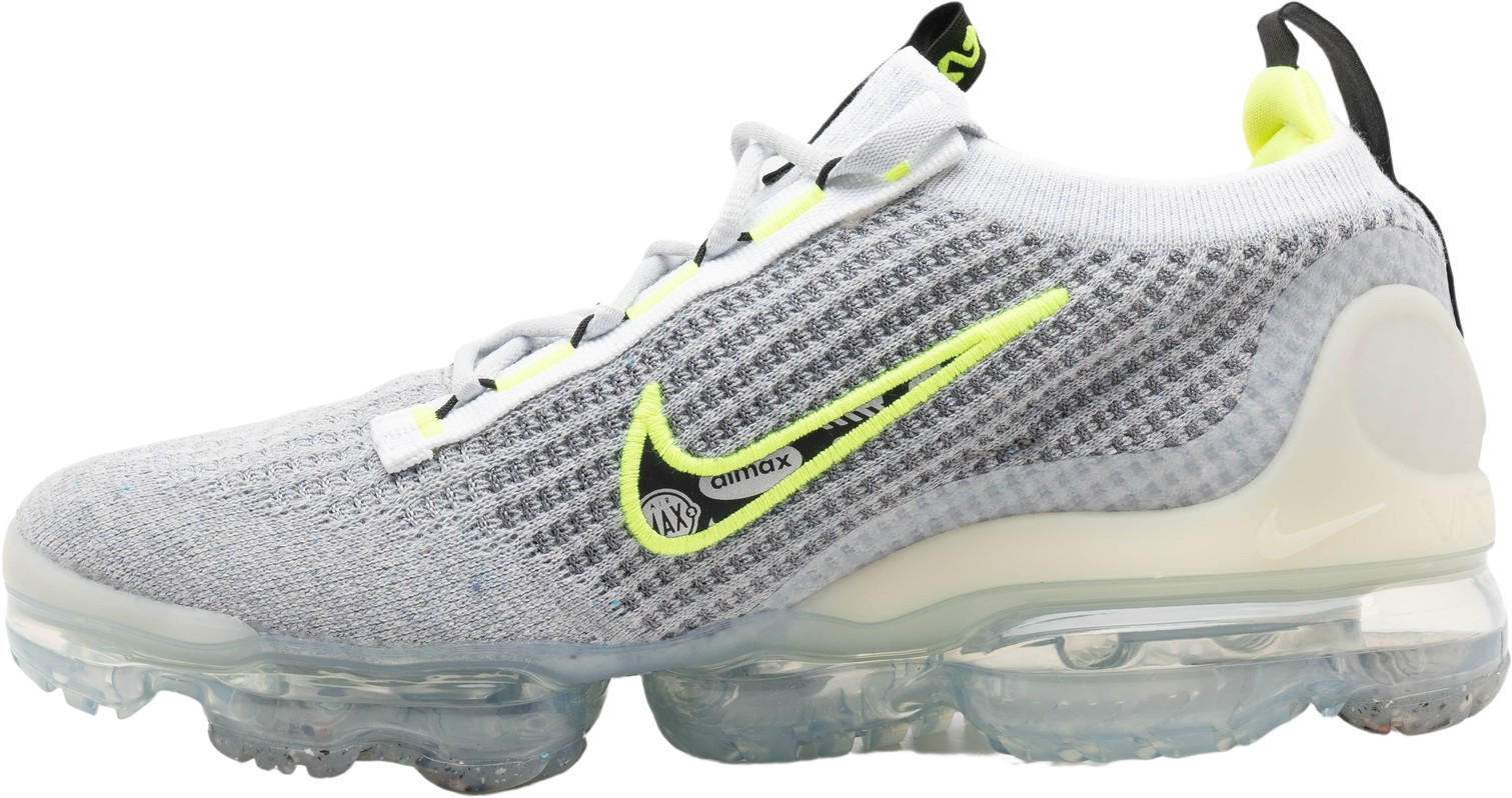 靴 Nike Air Vapor Max Flyknit \"Wolf Grey\" Nike Air VaporMax 2021 Flyknit Wolf Grey Medium Blue Men's