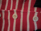Baby Gap Whale Pocket Red and White stripe Hoodie Sweater Size 3 - 6 months — photo 5