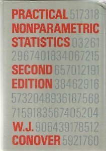 PRACTICAL NONPARAMETRIC STATISTICS (WILEY SERIES IN By W. J. Conover - Hardcover
