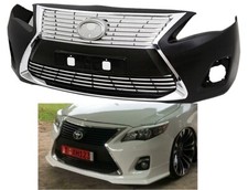 2011-2013 Toyota Corolla Front Bumper Lexus Es300 Style And Chrome Grills