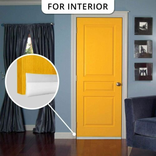 1Pc Door Draft Stopper Under Door White Weather Stripping Bottom Door Seal - Bild 4 von 9