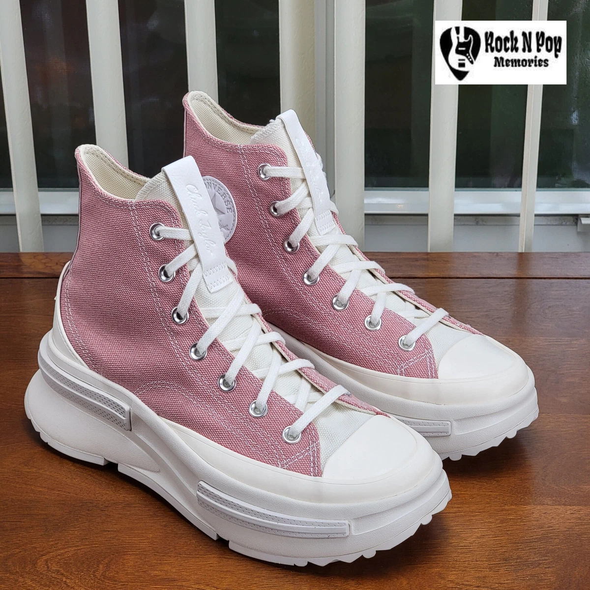 Converse Women s Run Star Legacy CX Hi Canvas A00873C Rush Pink Pale Putty Egret