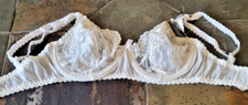 34C The Escante Collection Semi Sheer Lace Full Coverage Underwire Bra