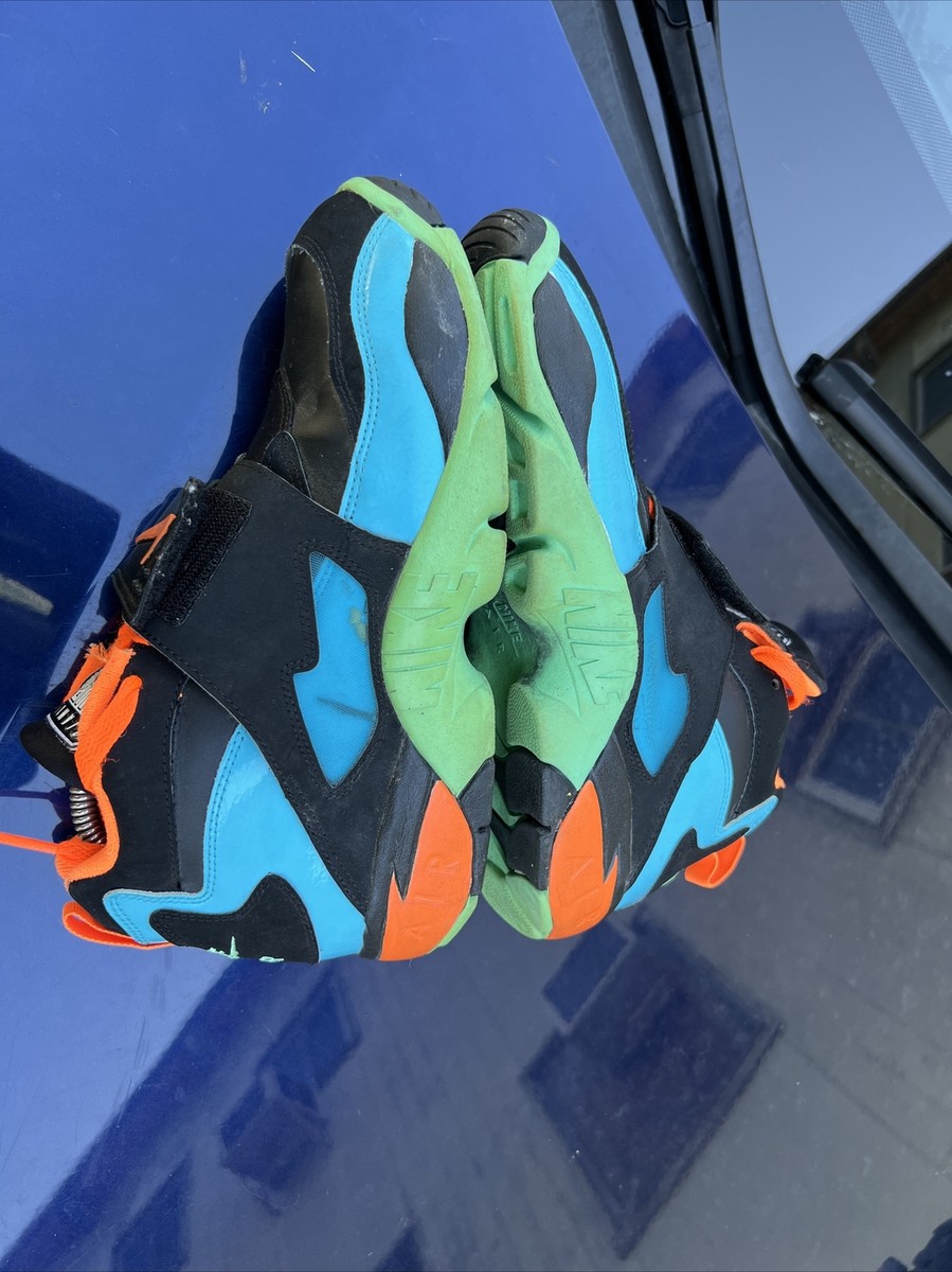 Nike Air Diamond Turf Deion Sanders Black Gamma Blue 309434 Nike Air Diamond Turf Deion Sanders Black Gamma Blue 309434