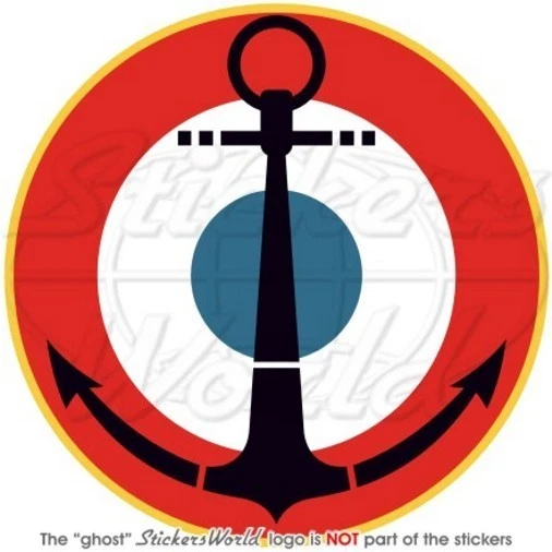 FRANCE Marine Aviation Navale Cocarde 100mm Autocollant Sticker Decal