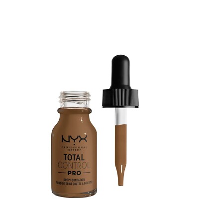 NYX Make-up Total Control Pro Drop Foundation Coverage Deep Neu Originalverpackt