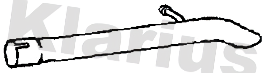 Klarius tail pipe fits Ford focus 1.5 1.6 11-18 FE1144H