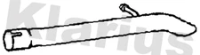 Klarius tail pipe fits Ford focus 1.5 1.6 11-18 FE1144H