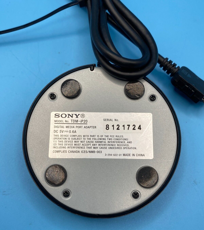 Sony Digital Media Port Cradle & Audio Dock for iPod (Black, TDMiP50