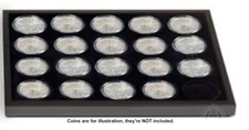Extra Tray for 20 ASE American Silver Eagle Coins in Presentation / Display Case