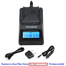 Kastar Battery LCD Fast Charger for Canon BP-718 Canon VIXIA HF R52 HFR52 Camera