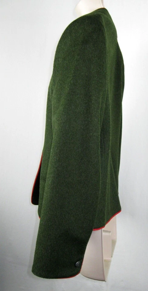 Lady Halrin Wool Jacket & Matching Wool Skirt Green Size Petite M - Image 3 of 4