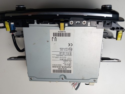 2015 Toyota Yaris Black Radio CD Player GPS Navigation Head Unit 86140-0D260 - Picture 8 of 15