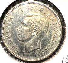 Great Britain 1950 florin KM 878 AU/unc
