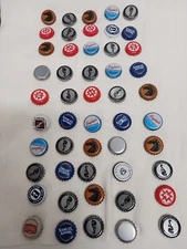 50 Bottle Caps Asheville Breweries and Assorted Various Beer Soda