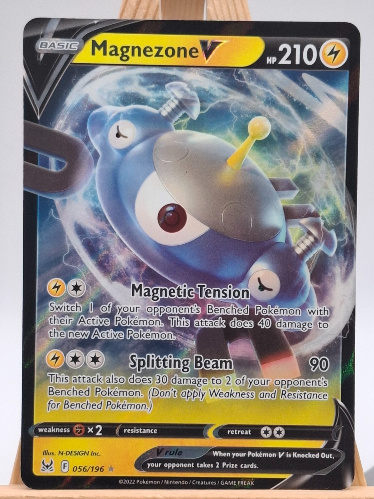Magnezone V 56/196, Lost Origin, Holo Rare, NM