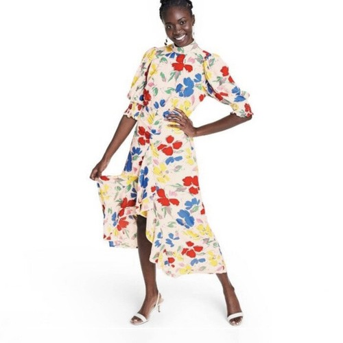 RIXO x TARGET Floral Mock Neck Cascade 