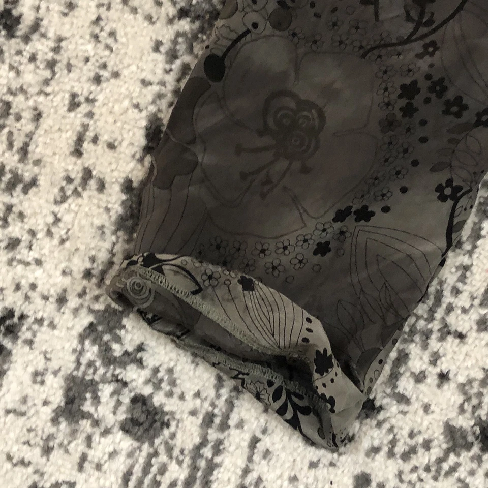 American Retro Marina Sarouel Silk Harem Pants Size 40 8US Cargo Drop Crotch - Image 2 of 4