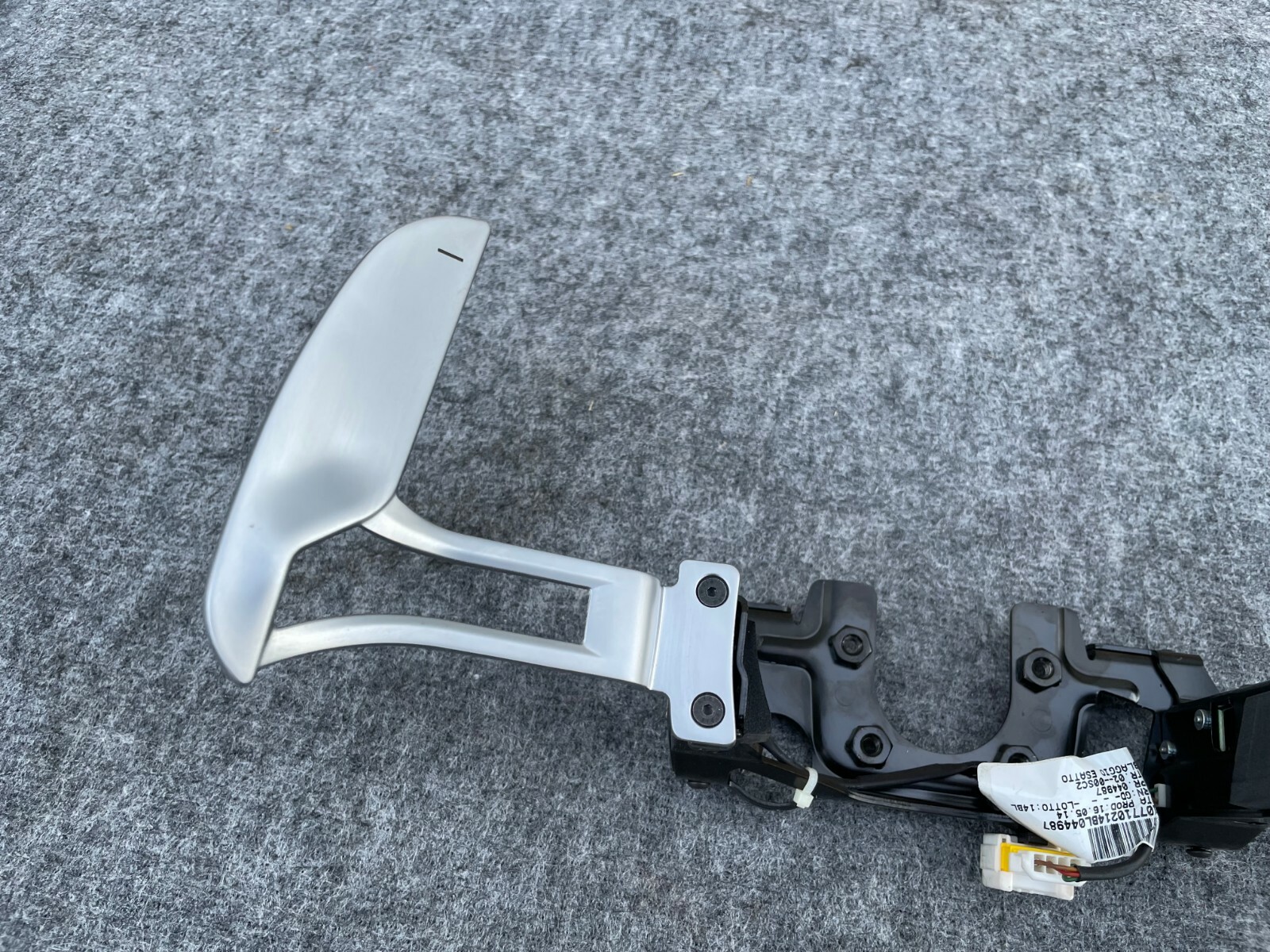 STEERING WHEEL PEDAL SHIFTER ASSEMBLY 45K 14-17 MASERATI GHIBLI S Q4 3.0L