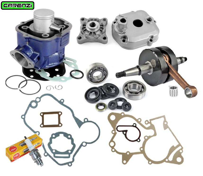 Cylindre Derbi Senda Euro 3 Carenzi en fonte haute compression 50cc