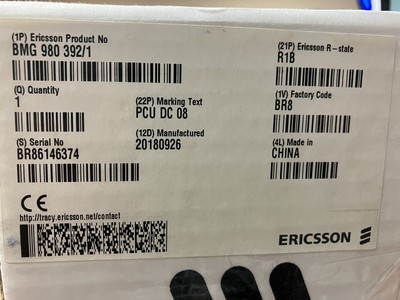 Artesyn AA27390L ERICSSON BMG 980 392/1 PCU DC 08 POWER CONNECTION UNIT