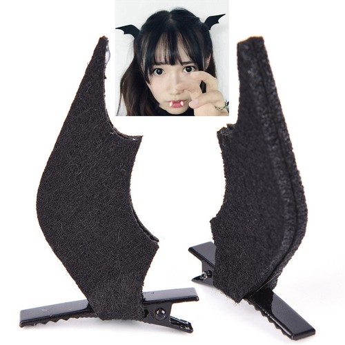 Devil Wings Bat Wings Hair Clip Cosplay Halloween Dress-up Costume Accessori WY8 - Picture 8 of 12