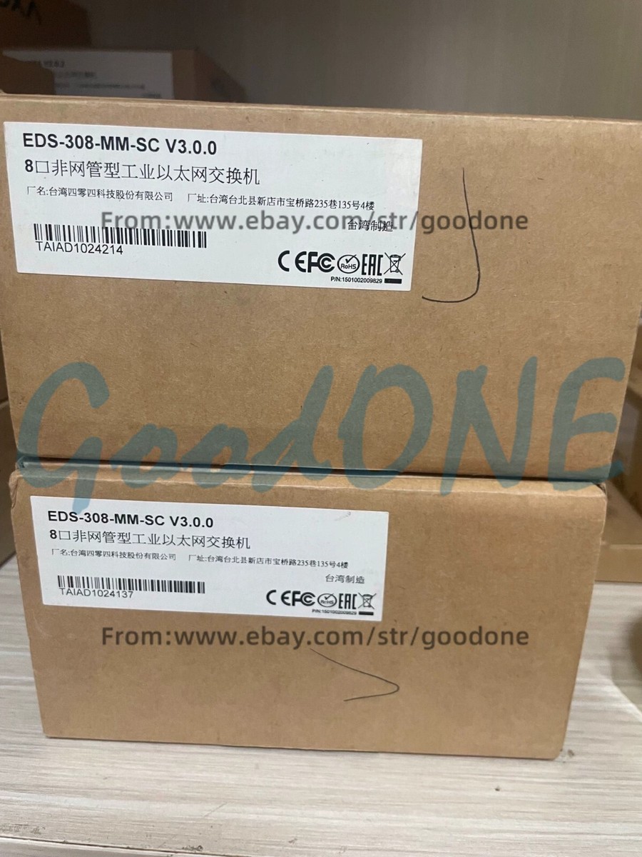 1PC NEW MOXA EDS-308-MM-SC 2-Fiber 6-Electrical Multimode Fiber