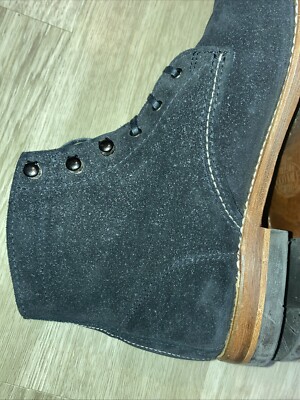 Wolverine 1000 Mile Boot Mens 9.5B Black Suede Classic  display picture 1