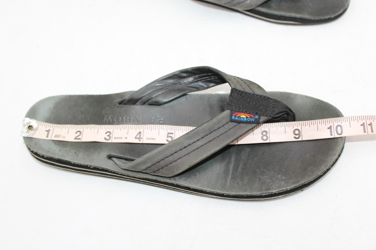 RAINBOW Sandals Flip Flops Black Unisex 10.25