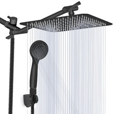 Shower Head, Kaqinu 8'' High Pressure Rainfall Shower Head/Handheld Showerhea...