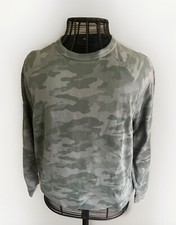 UNIVERSAL THREAD Women's Green Camouflage Crewneck Sweatshirt Sz L